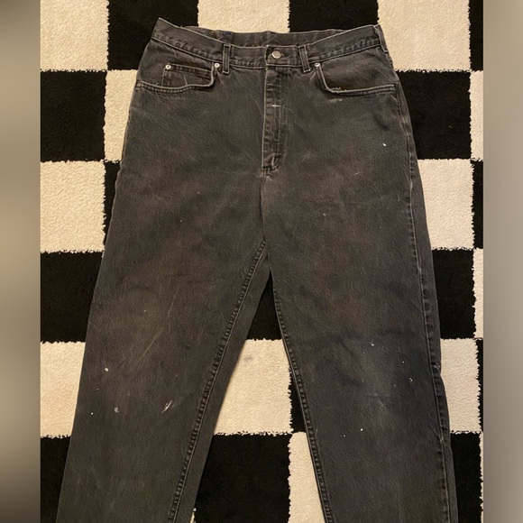 Vintage Lee Painted Jeans 36x34 - Picture 2 of 6